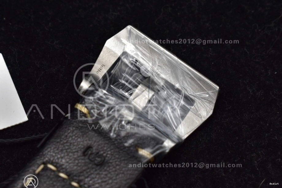 PAM1312 Leather Black Best 1:1 Dial P.9010 SBF Clone on Strap Edition Black 0418